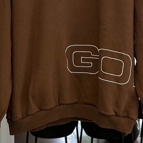 Men's GOLF WANG Brown Nova Crewneck Midweight Sweatshirt - Size XL - Picture 4 of 14